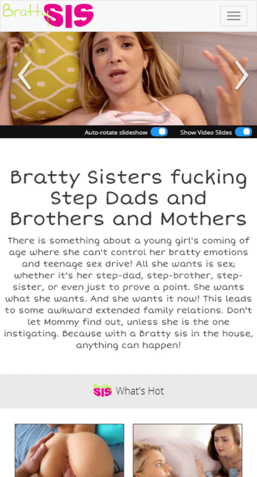Porn Incest Bratty And Sis